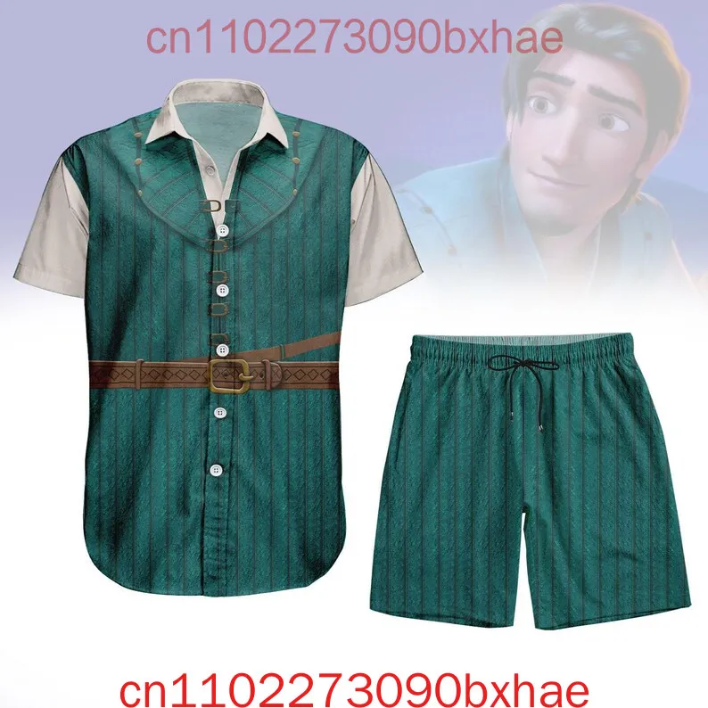 Disneyland Flynn Rider Button Shirt Shorts Set 3d Print Disney Tangled Button Shirt Casual Costume Family Trip
Disneyland Flynn Rider Button Shirt Shorts Set 3d Print Disney Tangled Button Shirt Casual Costume Family Trip