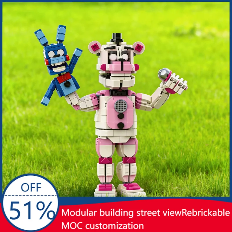 620 PCS Cartoon Bear & Rabbit Figure Building Block Children Diy Educational Assembly Girl Display Toy Birthday Customized Gift
620 PCS Cartoon Bear & Rabbit Figure Building Block Children Diy Educational Assembly Girl Display Toy Birthday Customized Gift