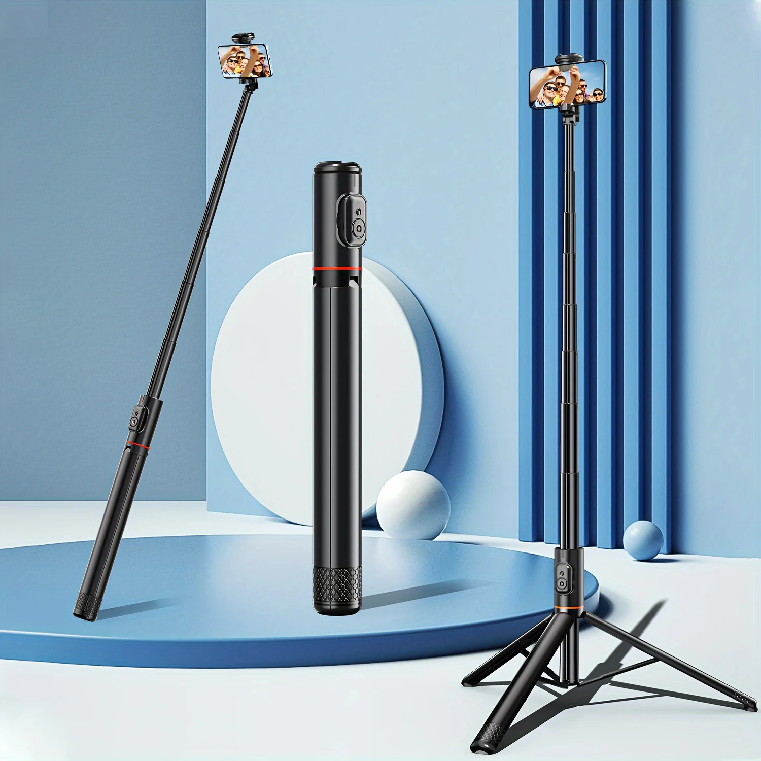 180 см штатив для селфи-палки, алюминиевый штатив для смартфона, универсальный выдвижной штатив для телефона для видеозаписи/селфи/видеоблога
180 см штатив для селфи-палки, алюминиевый штатив для смартфона, универсальный выдвижной штатив для телефона для видеозаписи/селфи/видеоблога