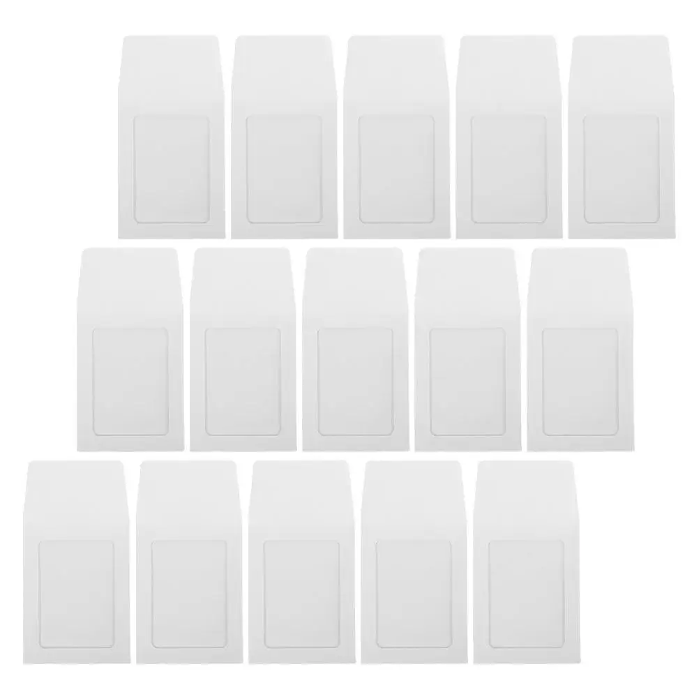 15Pcs Open Window Card Sleeves Kraft Paper Card Envelopes for Trading Baseball Basketball Volleyball Game Business Cards Display
15Pcs Open Window Card Sleeves Kraft Paper Card Envelopes for Trading Baseball Basketball Volleyball Game Business Cards Display