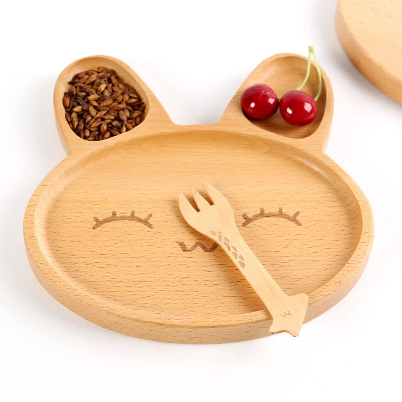 Cute Rabbit Wooden Dining Plate for Kids Sucker Bowl Toddler Training Tableware Solid Colors Baby Feeding Dishes
Cute Rabbit Wooden Dining Plate for Kids Sucker Bowl Toddler Training Tableware Solid Colors Baby Feeding Dishes