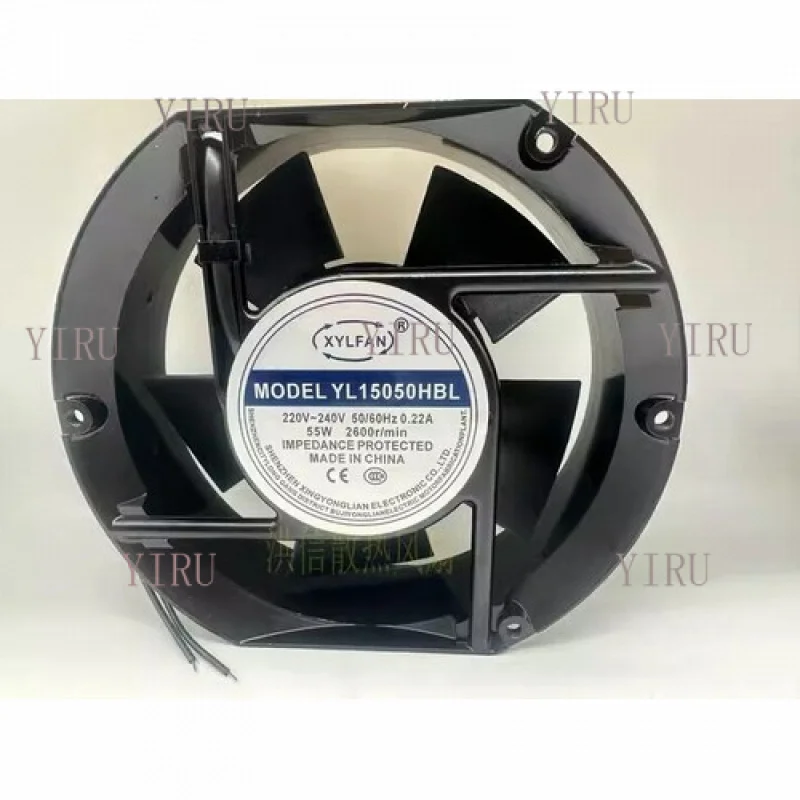 L for XYLFAN YL15050HBL 220V-240V 0.22A 55W Cooling Fan
L for XYLFAN YL15050HBL 220V-240V 0.22A 55W Cooling Fan