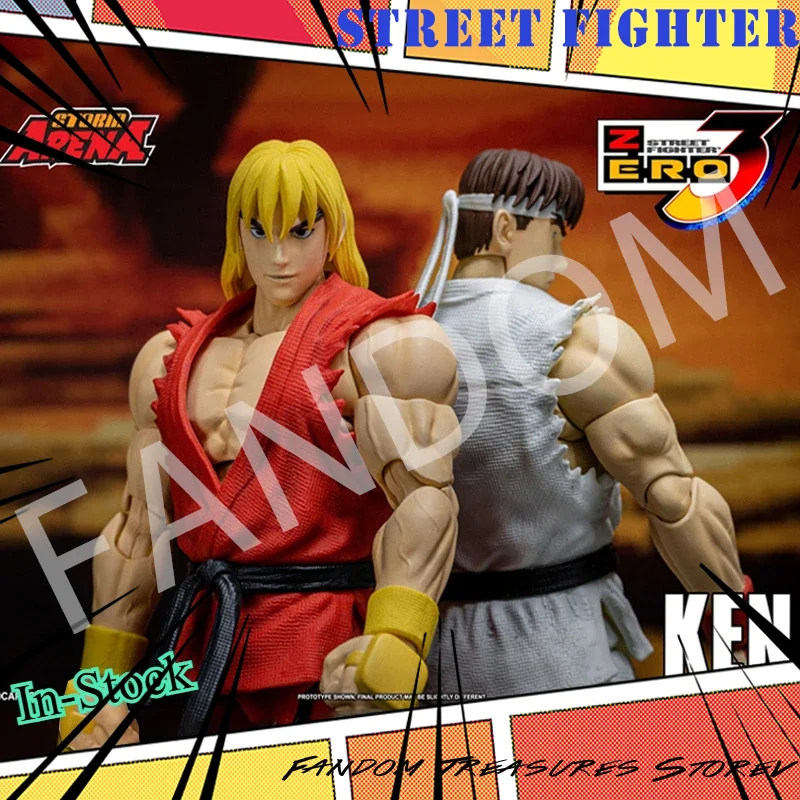 In Stock Storm Toys 1/12 Street Fighter ZERO3 Series Action Figure Ken Masters game figurine Movable Model PVC Custom Toys Gift
In Stock Storm Toys 1/12 Street Fighter ZERO3 Series Action Figure Ken Masters game figurine Movable Model PVC Custom Toys Gift