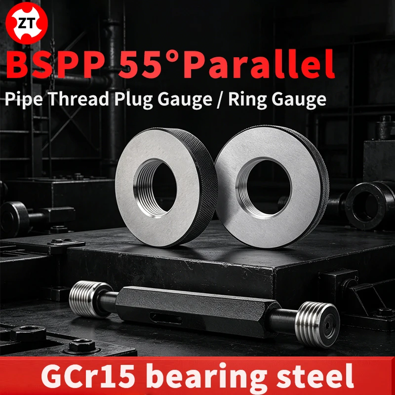 1PCS/SET BSPP Taper Pipe Thread Plug/Ring Gauge Measure Tool BSPP 1/16 1/8 1/4 3/8 1/2 3/4 1''-- 1''1/4 1''1/2 2''-- 2''1/2 3''-
1PCS/SET BSPP Taper Pipe Thread Plug/Ring Gauge Measure Tool BSPP 1/16 1/8 1/4 3/8 1/2 3/4 1''-- 1''1/4 1''1/2 2''-- 2''1/2 3''-