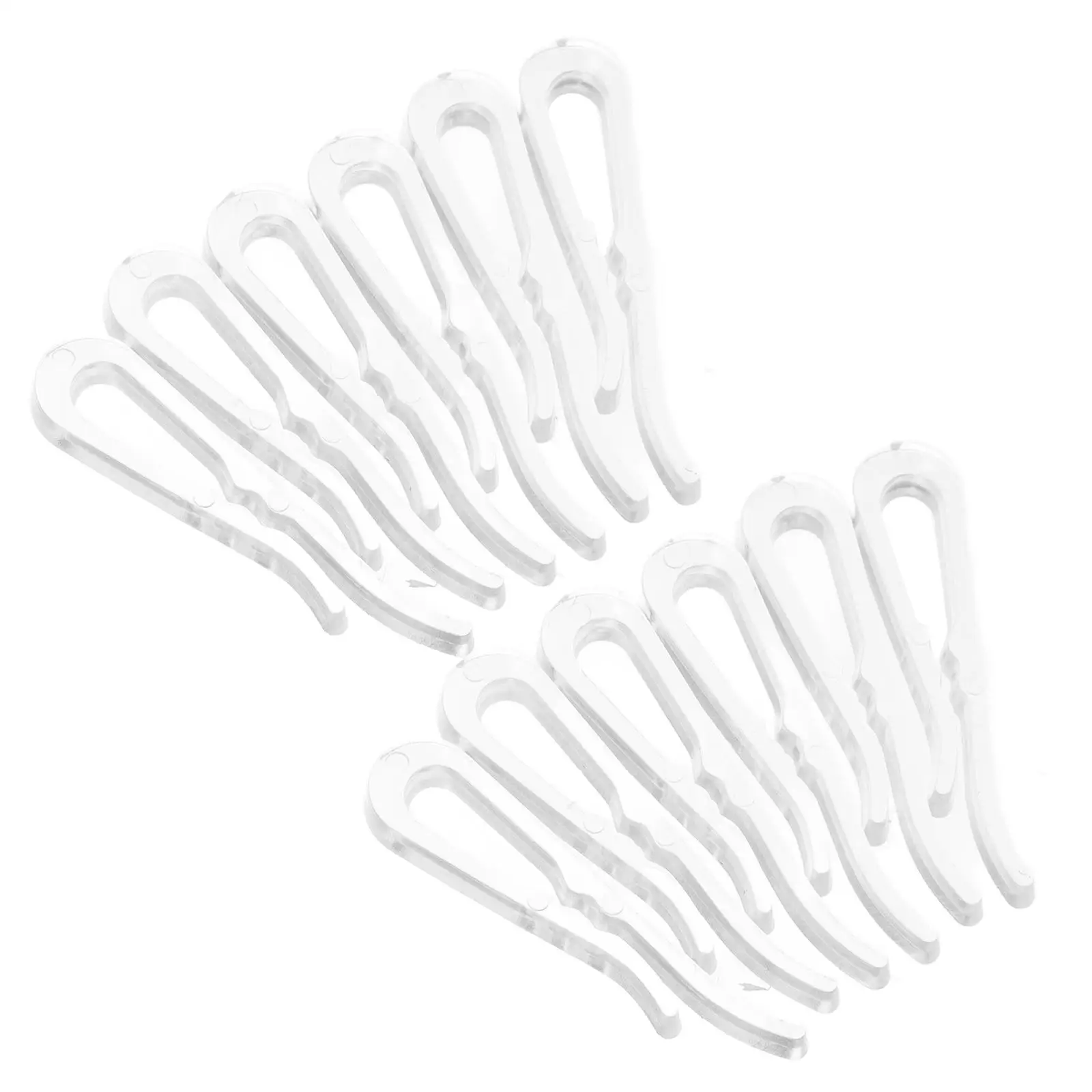 100 Pcs Transparent Shirt Clips Bras Fabric Duckbill Plastic Clothespins for Hanging Drying Socks Towels Baby Clothes Gloves
100 Pcs Transparent Shirt Clips Bras Fabric Duckbill Plastic Clothespins for Hanging Drying Socks Towels Baby Clothes Gloves