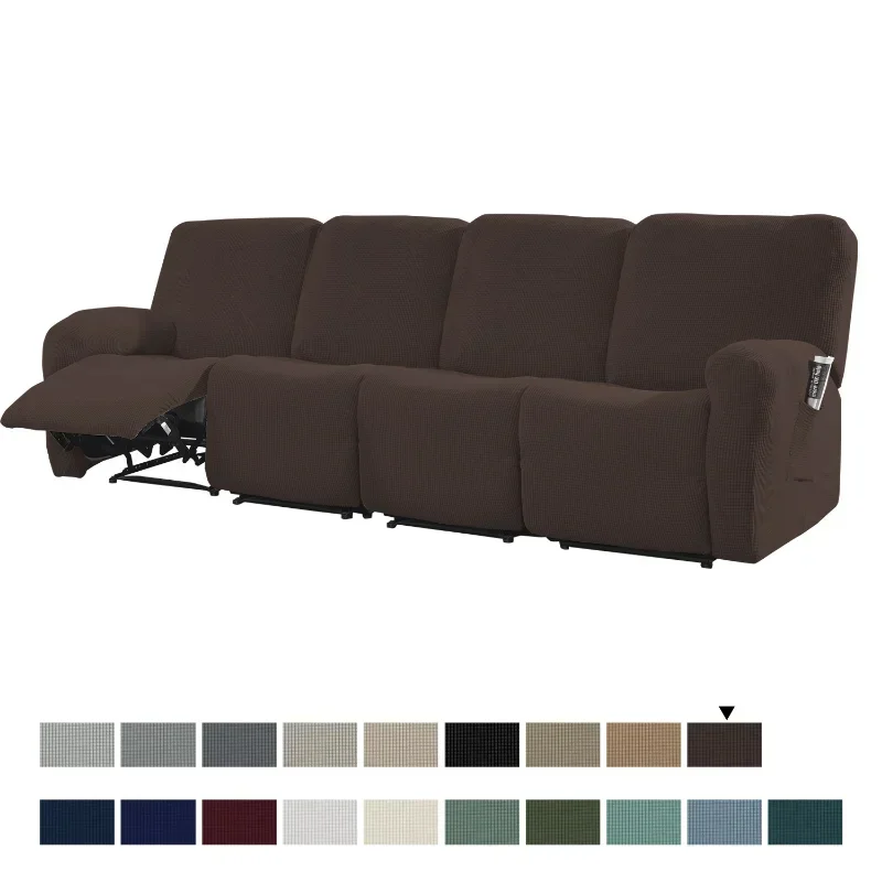 1/2/3 Seats Recliner Sofa Covers 8-Pieces Stretch Large Couch Covers for Reclining Slipcovers Soft Jacquard Furniture Protector
1/2/3 Seats Recliner Sofa Covers 8-Pieces Stretch Large Couch Covers for Reclining Slipcovers Soft Jacquard Furniture Protector