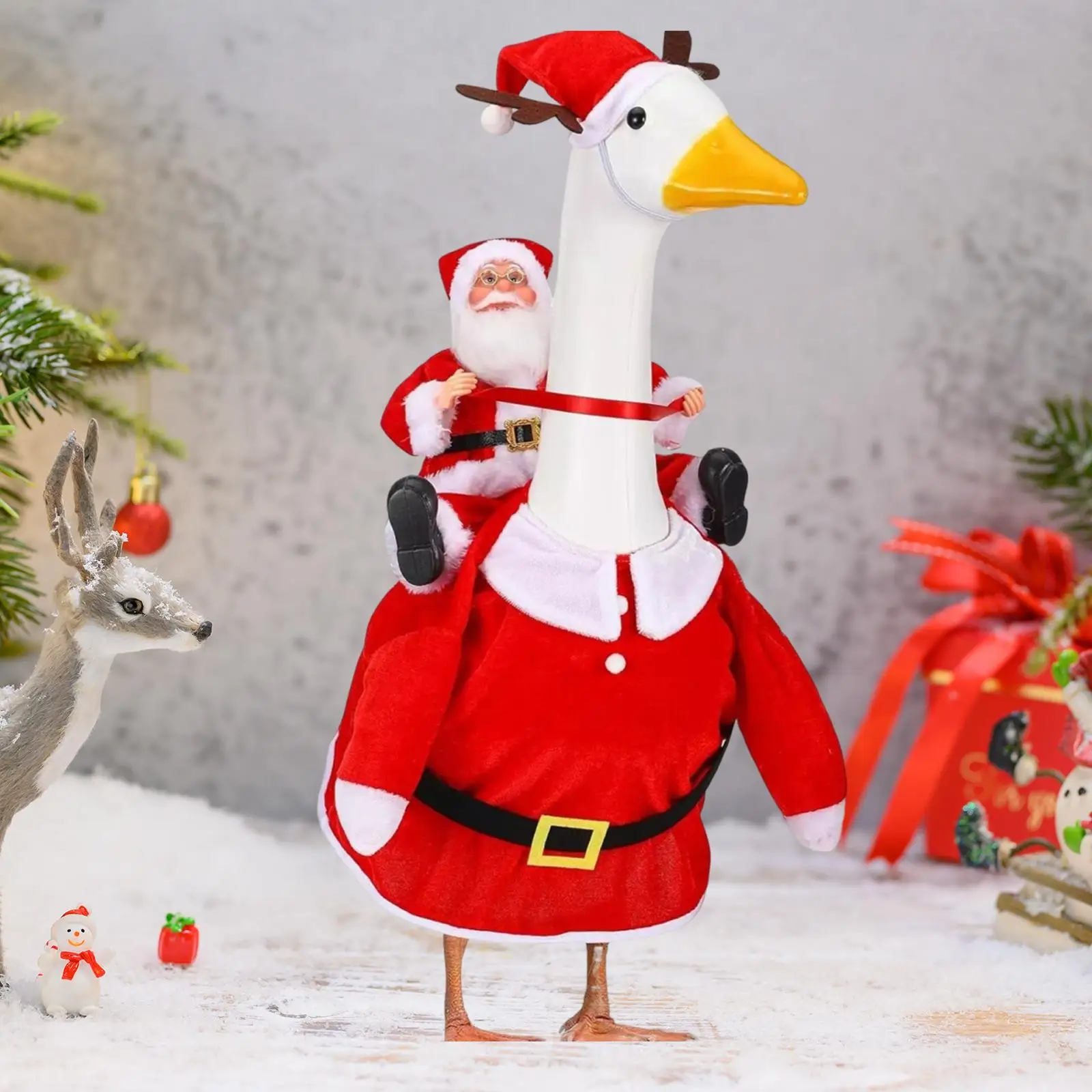 Outdoor Goose Figurine Outfit Art Costume Decorative Statue Clothes for Garden Porch Holiday Event
Outdoor Goose Figurine Outfit Art Costume Decorative Statue Clothes for Garden Porch Holiday Event