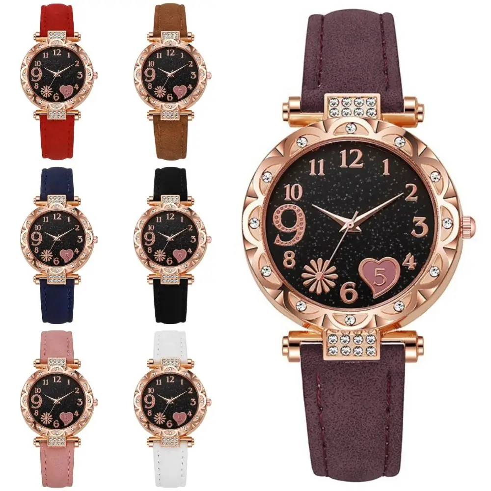 Light Luxury Leather Band Women's Watch Rhinestone Fresh Design Quartz Watch Ladies Watch Daily Wear
Light Luxury Leather Band Women's Watch Rhinestone Fresh Design Quartz Watch Ladies Watch Daily Wear