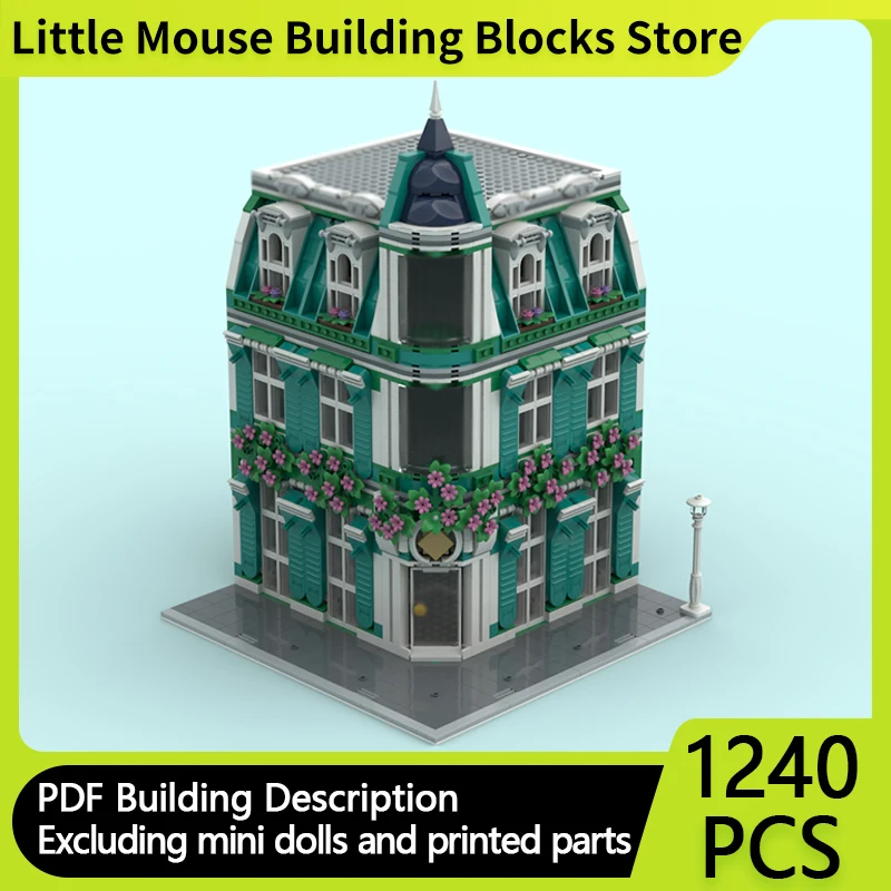 City Street View Model MOC Building Bricks Separator Corner Facade Modular Technology Gifts Holiday Assemble Children Toys Suit
City Street View Model MOC Building Bricks Separator Corner Facade Modular Technology Gifts Holiday Assemble Children Toys Suit