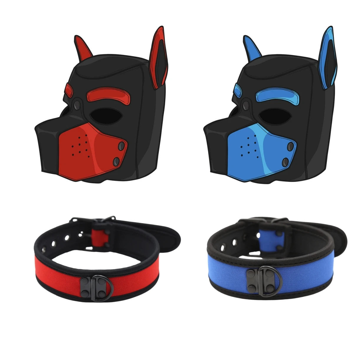 2Pc New Hot Padded Dog Mask Full Head Hood Mask With Ears For M L Size Adult Dog Role Play Couple Games Puppy Cosplay Costumes
2Pc New Hot Padded Dog Mask Full Head Hood Mask With Ears For M L Size Adult Dog Role Play Couple Games Puppy Cosplay Costumes