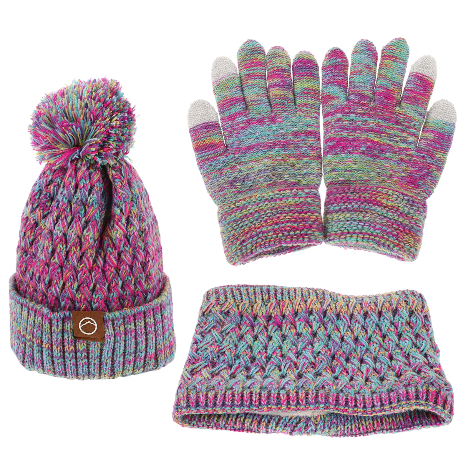 Children Hat Gloves Set Winter Warm Fleece Lined Beanie Neck Warmer Soft Knitted Kids Accessories Pom Pom Winter Beanie Girls
Children Hat Gloves Set Winter Warm Fleece Lined Beanie Neck Warmer Soft Knitted Kids Accessories Pom Pom Winter Beanie Girls
