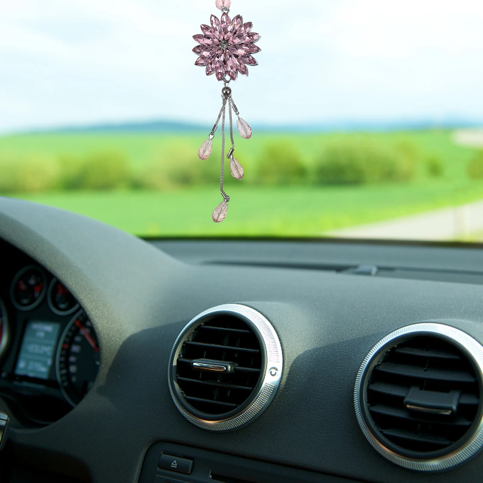 Crystal Car Pendant Decoration Accessories Interior Decorations Ornament Rear View Mirror Rearview Hanging 
Crystal Car Pendant Decoration Accessories Interior Decorations Ornament Rear View Mirror Rearview Hanging