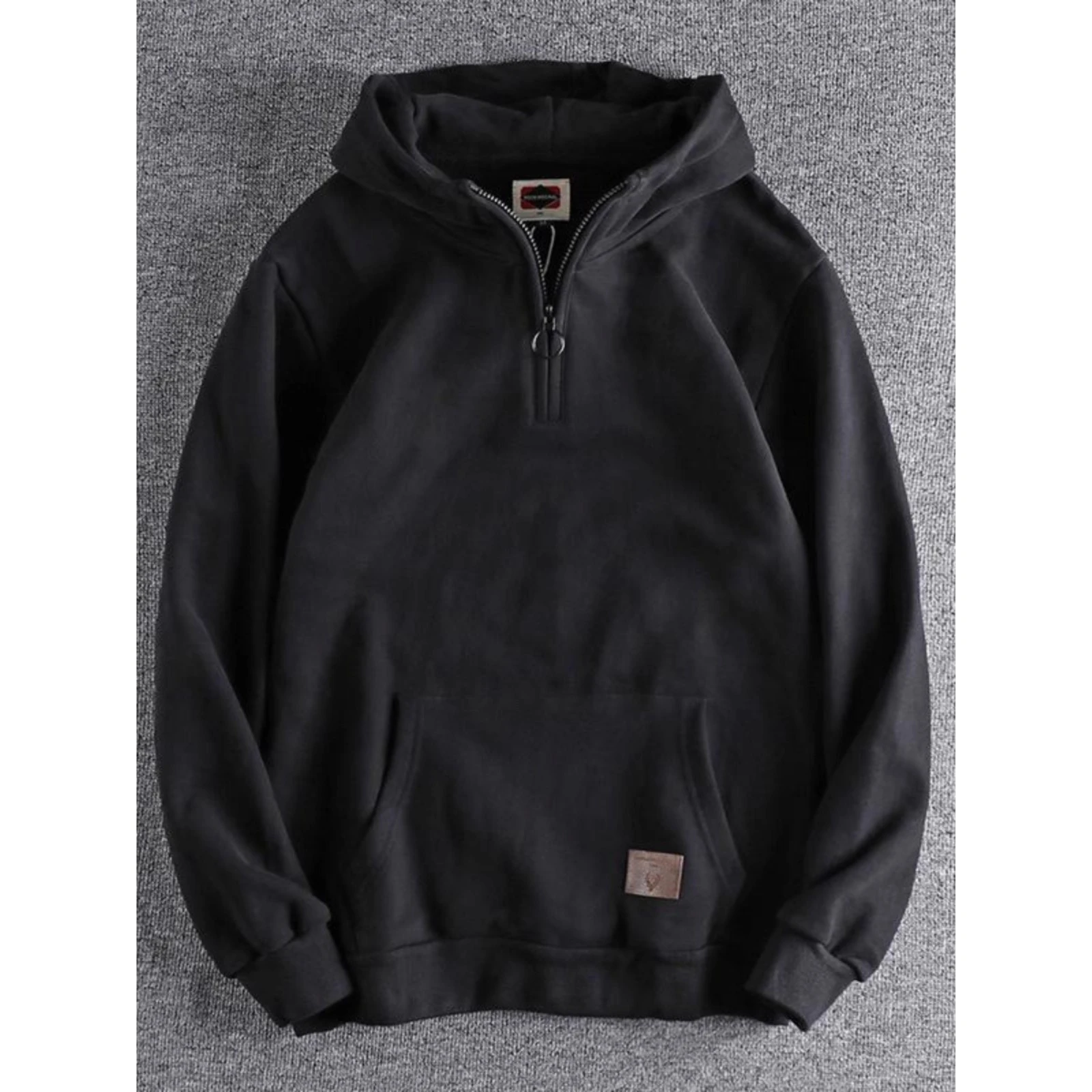 Men's Oversized Hoodie Sweatirt Thiened Fce f Open Collar Jaet American Sle Warm Polyester Fiber Pure Color
Men's Oversized Hoodie Sweatirt Thiened Fce f Open Collar Jaet American Sle Warm Polyester Fiber Pure Color