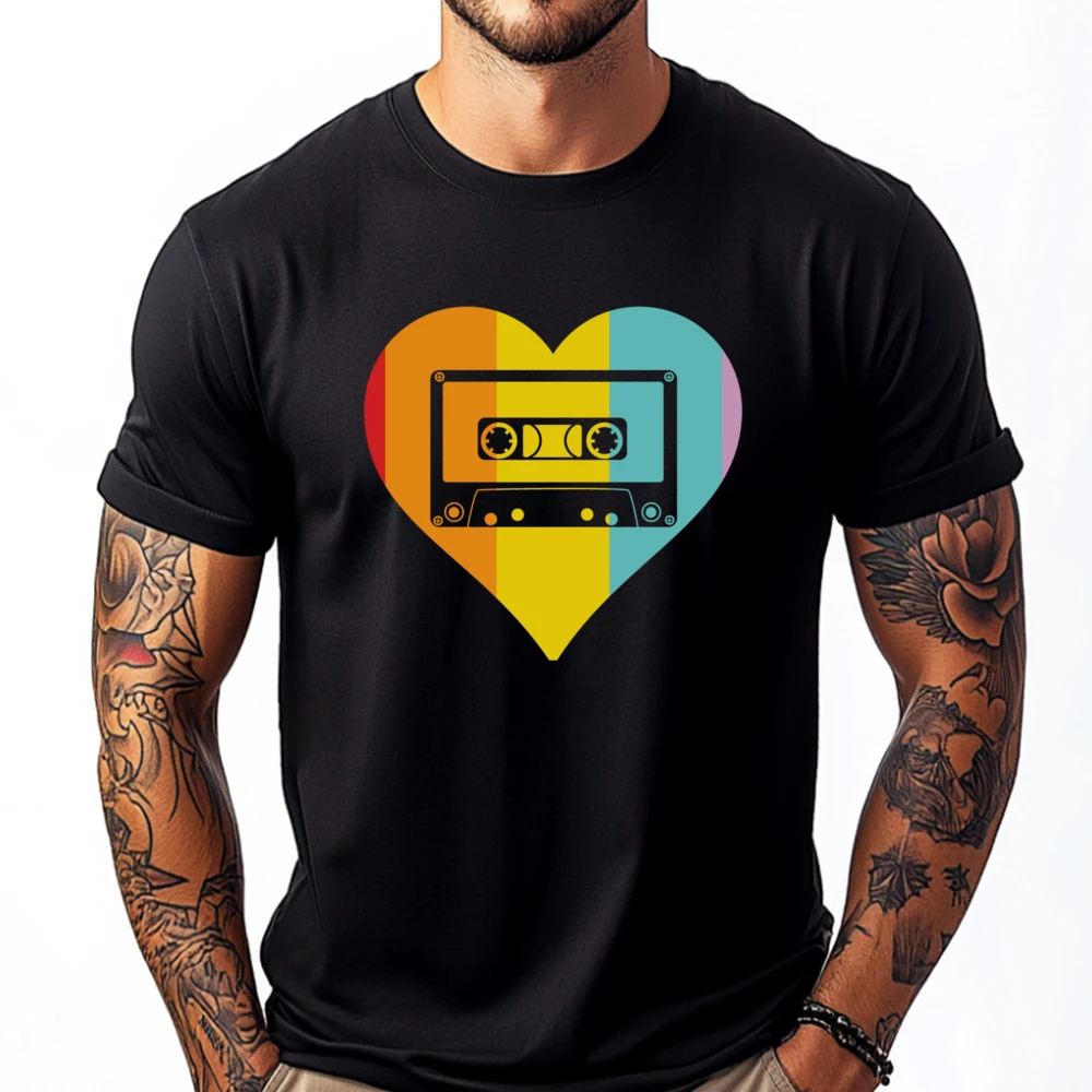 I Love The 90s Heart Nineties 1990 Style Cassette Tape Grey Shirt Graphic Tee Summer Men Short Sleeve Tee
I Love The 90s Heart Nineties 1990 Style Cassette Tape Grey Shirt Graphic Tee Summer Men Short Sleeve Tee