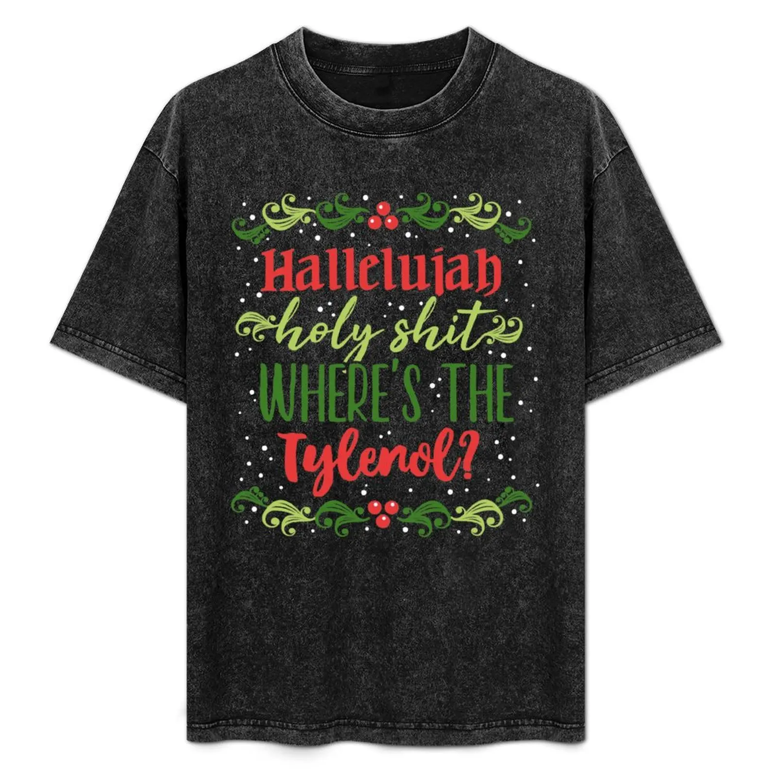 Hallelujah, holy sh*t T-Shirt Casual Basic Short Sleeve T-Shirt
Hallelujah, holy sh*t T-Shirt Casual Basic Short Sleeve T-Shirt