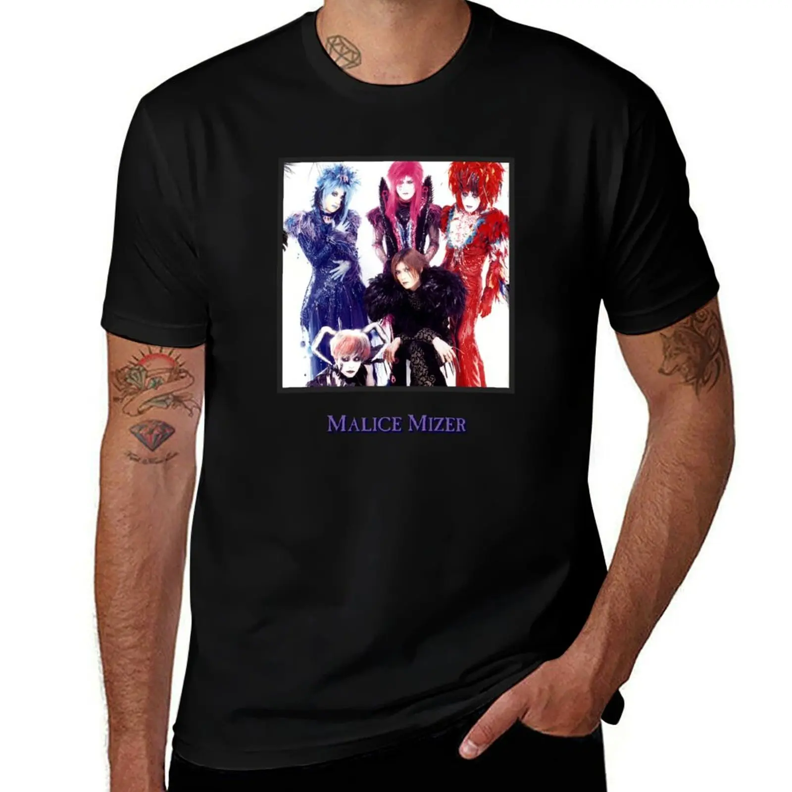 Malice Mizer - merveilles - Gackt, Mana, Kami T-Shirt korean fashion custom t-shirts plain mens vintage t shirts
Malice Mizer - merveilles - Gackt, Mana, Kami T-Shirt korean fashion custom t-shirts plain mens vintage t shirts