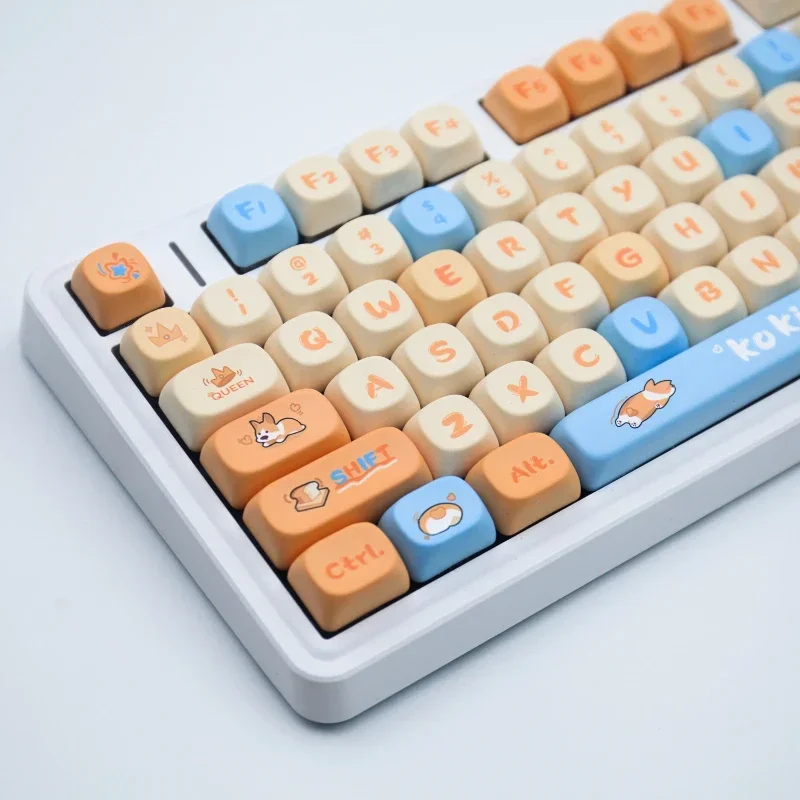 141key Puppy Corgi Keycaps Custom MOA Profile PBT Keycap Cute Original Anime Point Key Caps for Gaming Mechanical Keyboard Gift
141key Puppy Corgi Keycaps Custom MOA Profile PBT Keycap Cute Original Anime Point Key Caps for Gaming Mechanical Keyboard Gift