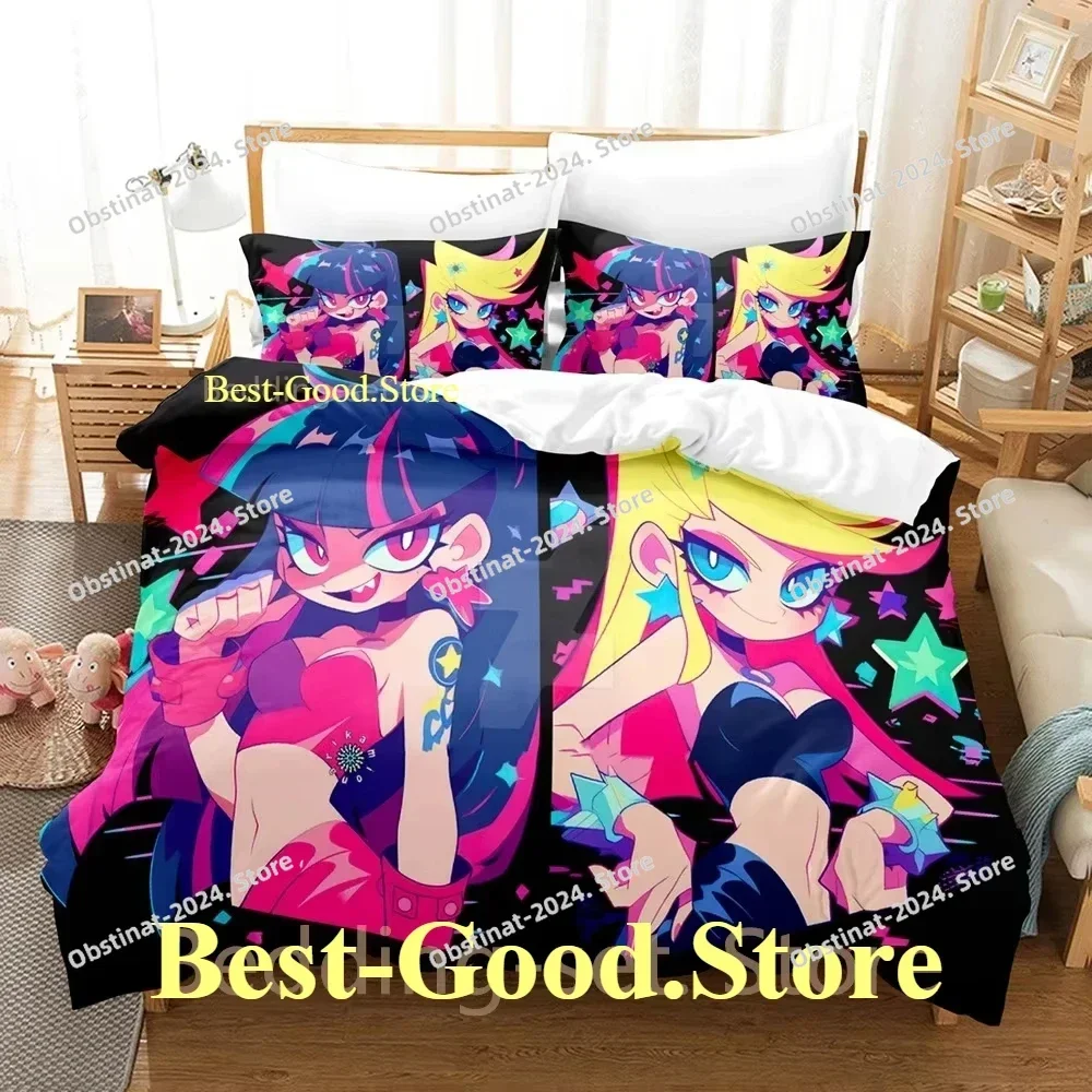 2024 Panty and Stocking Bedding Set Single Twin Full Queen King Size Bed Set Adult Kid Bedroom Duvetcover Anime Bed Sheet Set
2024 Panty and Stocking Bedding Set Single Twin Full Queen King Size Bed Set Adult Kid Bedroom Duvetcover Anime Bed Sheet Set