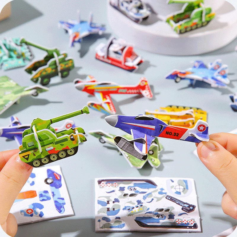 30Pcs Kid 3D DIY Mini Puzzle Aircraft Tanks Animal Dinosaur Model Paper Jigsaw Puzzles Early Educational Birthday Gift Classroom
30Pcs Kid 3D DIY Mini Puzzle Aircraft Tanks Animal Dinosaur Model Paper Jigsaw Puzzles Early Educational Birthday Gift Classroom