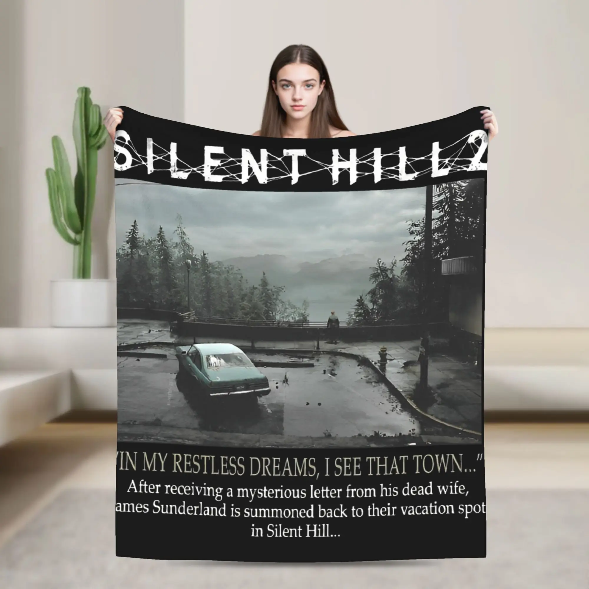 Silent Hill 2 Game Soft Warm Blanket Camping Plush Throw Blanket Street Trend Outdoor Flannel Bedspread Sofa Bed Cover
Silent Hill 2 Game Soft Warm Blanket Camping Plush Throw Blanket Street Trend Outdoor Flannel Bedspread Sofa Bed Cover