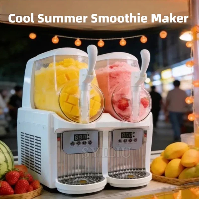 Dual Tank Automatic Mini Slush Puppy Machine Easy Operation for Use and Ice Cream Shop Cold Beverage Making Needs
Dual Tank Automatic Mini Slush Puppy Machine Easy Operation for Use and Ice Cream Shop Cold Beverage Making Needs