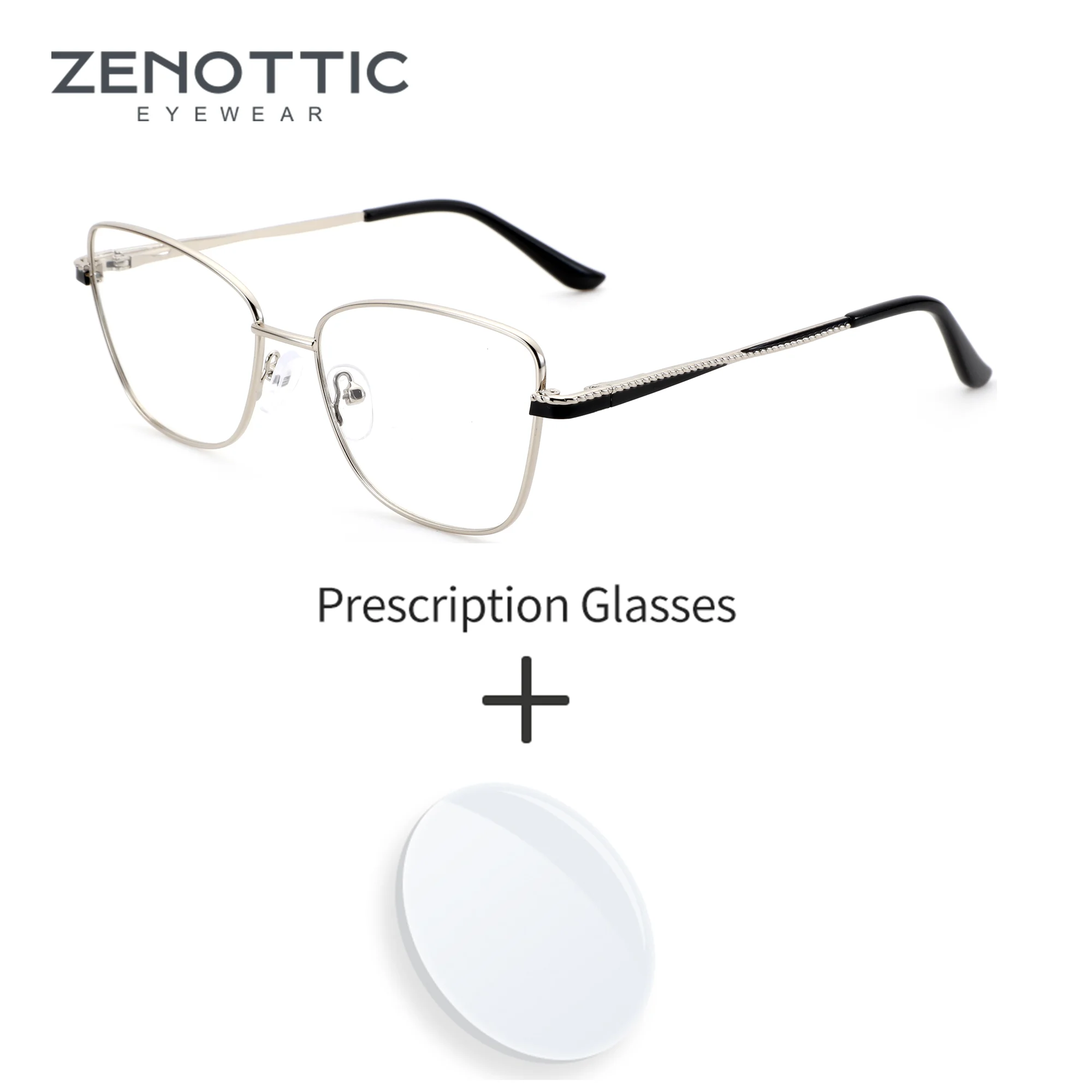 ZENOTTIC(M Size)2025 Women High Quality Metal Prescription Glasses Trendy Butterfly Anti Blue Light Photochromic Optical Eyewear
ZENOTTIC(M Size)2025 Women High Quality Metal Prescription Glasses Trendy Butterfly Anti Blue Light Photochromic Optical Eyewear