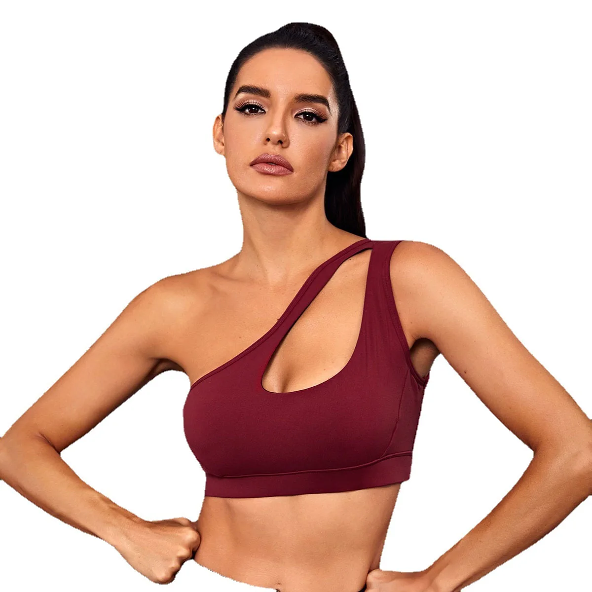 Shoulder sports underwear fitness yoga quick-drying shock-proof vest running sports bra
Shoulder sports underwear fitness yoga quick-drying shock-proof vest running sports bra