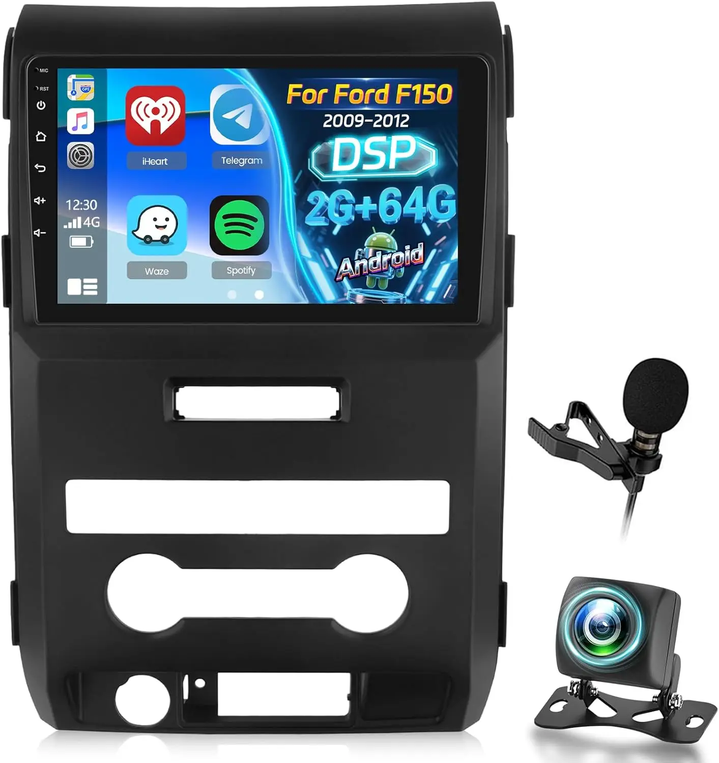 2009-2012 Ford F150 9-футовая автомобильная стереосистема с сенсорным экраном и беспроводной CarPlay и Android Auto, DSP, GPS, Wi-Fi, резервная камера, 2 + 64 ГБ
2009-2012 Ford F150 9-футовая автомобильная стереосистема с сенсорным экраном и беспроводной CarPlay и Android Auto, DSP, GPS, Wi-Fi, резервная камера, 2 + 64 ГБ