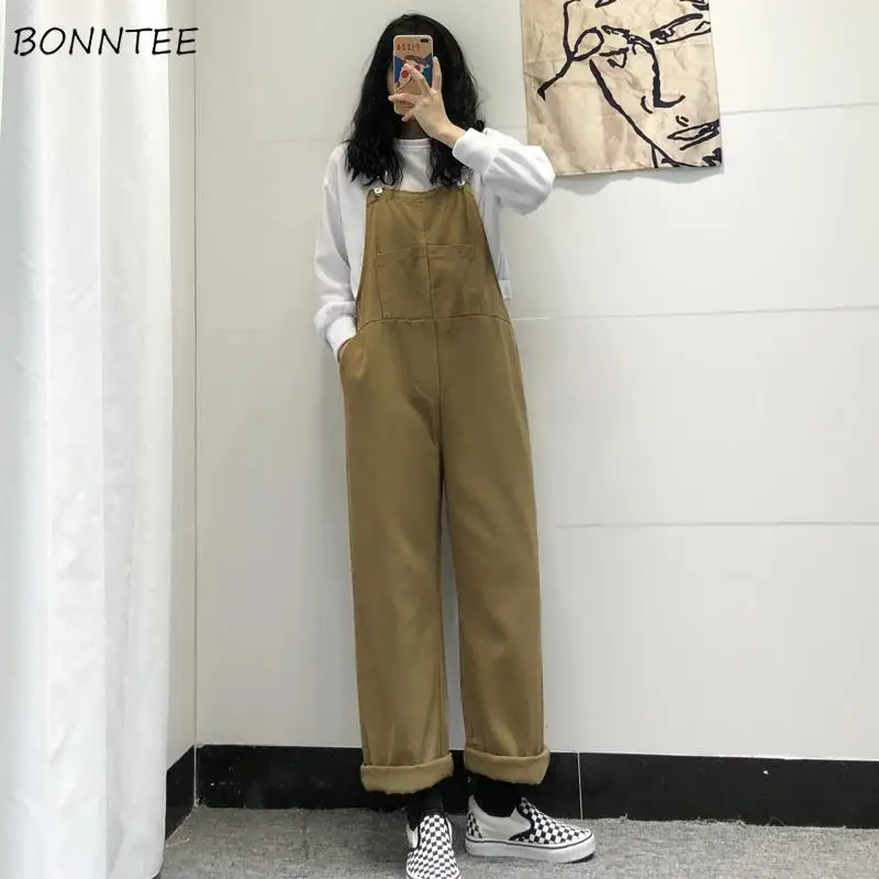 Jumpsuits Women Spring Trendy Korean Style Monos Mujer Elegante Wide Leg Solid Loose Leisure College Elegant Popular Chic Fit
Jumpsuits Women Spring Trendy Korean Style Monos Mujer Elegante Wide Leg Solid Loose Leisure College Elegant Popular Chic Fit