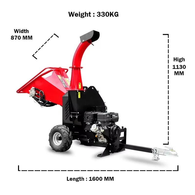 All Terrain Trailer Wood Chipper Forestry Waste Branch Shredder for Remote Farm Operation
All Terrain Trailer Wood Chipper Forestry Waste Branch Shredder for Remote Farm Operation
