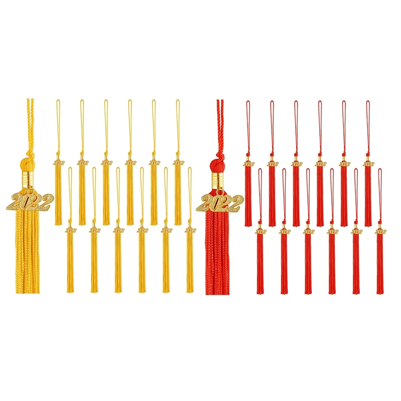 18 Pieces Graduation Tassel With 2022 Charm For Graduation Cap Charm Ceremony Graduation Party Accessories
18 Pieces Graduation Tassel With 2022 Charm For Graduation Cap Charm Ceremony Graduation Party Accessories