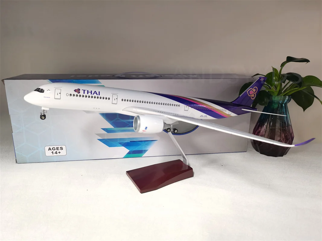 47CM A350 Airplane Model Thailand Airbus 350 Plane Model Kits with LED Light(Touch or Sound Control) for Decoration or Gift
47CM A350 Airplane Model Thailand Airbus 350 Plane Model Kits with LED Light(Touch or Sound Control) for Decoration or Gift