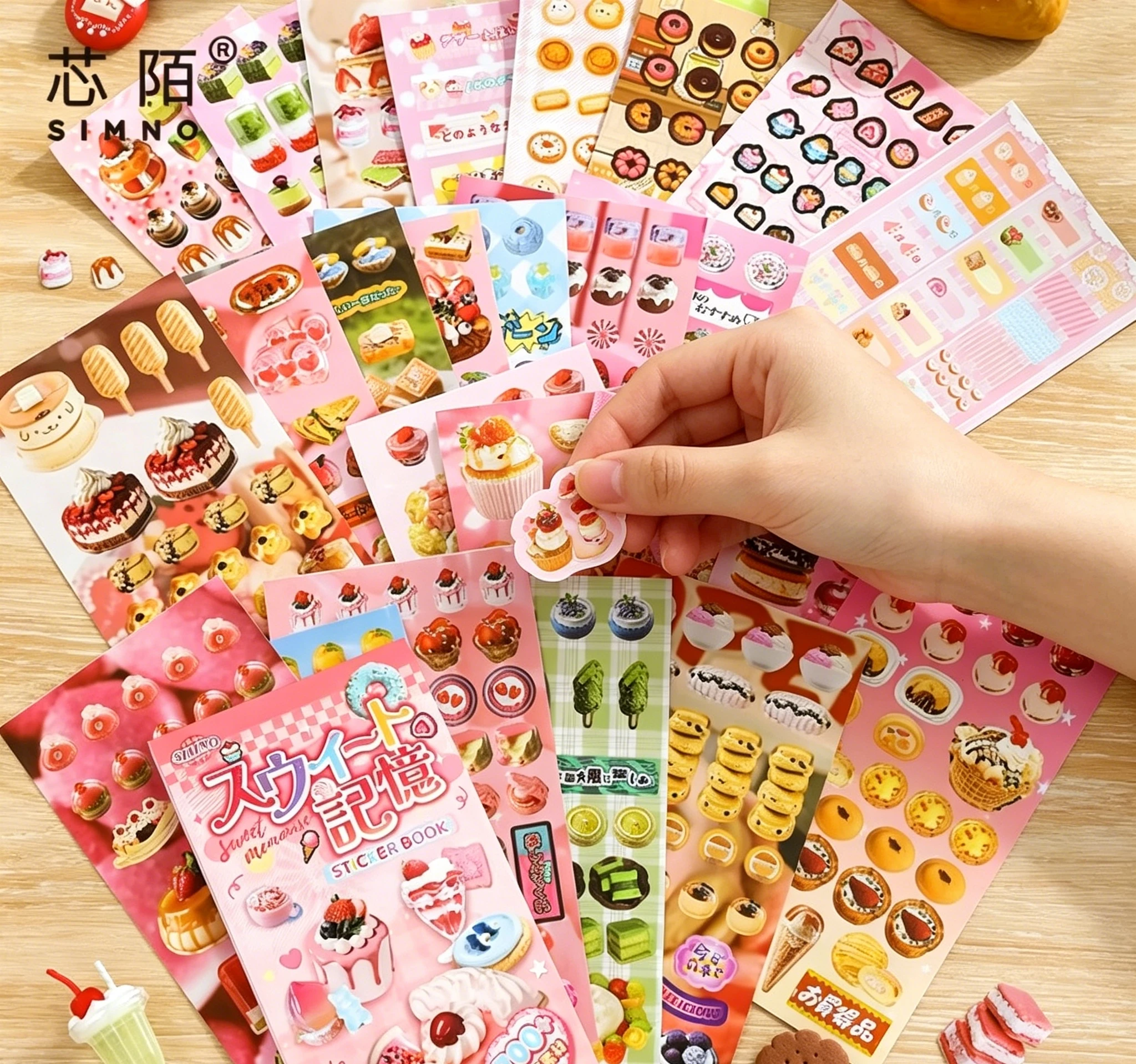 Cute Interesting 3D Landscape Stickers 25 in 1 Delicious Food Series DIY Handmade Creepy Scene Stickers
Cute Interesting 3D Landscape Stickers 25 in 1 Delicious Food Series DIY Handmade Creepy Scene Stickers