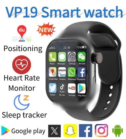 Новейшие умные часы VP19 с поддержкой Android IOS, 4G, полная сеть, Wi-Fi, независимая SIM-карта, вращающаяся камера, GPS, Google Play
Новейшие умные часы VP19 с поддержкой Android IOS, 4G, полная сеть, Wi-Fi, независимая SIM-карта, вращающаяся камера, GPS, Google Play