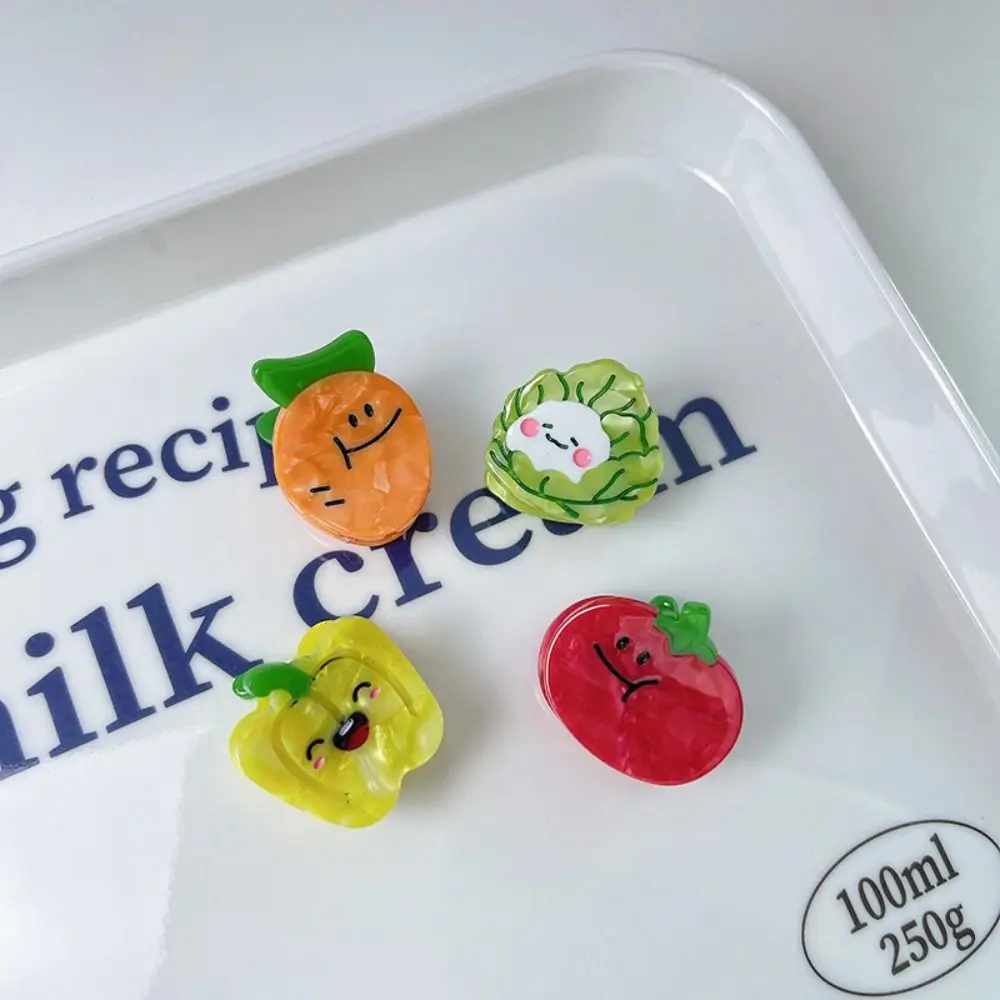 Cartoon Acetate Simulation Fruit Hair Clip Vegetable Series Headwear Mini Hair Claw Hair Accessories Barrette Small Hairpin
Cartoon Acetate Simulation Fruit Hair Clip Vegetable Series Headwear Mini Hair Claw Hair Accessories Barrette Small Hairpin