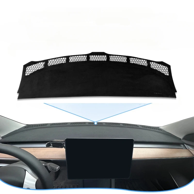3D коврик для затенения приборной панели Tesla Model 3 Y X, нескользящий солнцезащитный коврик, центральная консоль, замшевые флокированные автомобильные аксессуары
3D коврик для затенения приборной панели Tesla Model 3 Y X, нескользящий солнцезащитный коврик, центральная консоль, замшевые флокированные автомобильные аксессуары