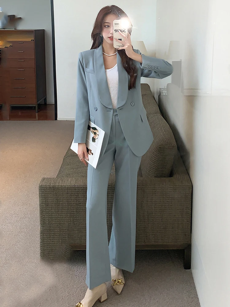 Women Clothes Business Formal 2 Pieces Outfits Suits Casual Lapel Tops Coat Blazer Suit And Long Pants Trousers Set Commute New
Women Clothes Business Formal 2 Pieces Outfits Suits Casual Lapel Tops Coat Blazer Suit And Long Pants Trousers Set Commute New