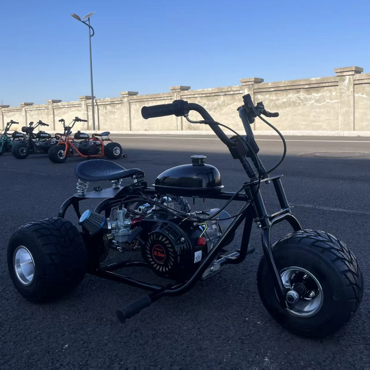 Best-Selling 212cc Outdoor Drift Kart Shock-Absorbing Seat High Performance Three-wheeled Go-karts Max Speed 60km/h
Best-Selling 212cc Outdoor Drift Kart Shock-Absorbing Seat High Performance Three-wheeled Go-karts Max Speed 60km/h