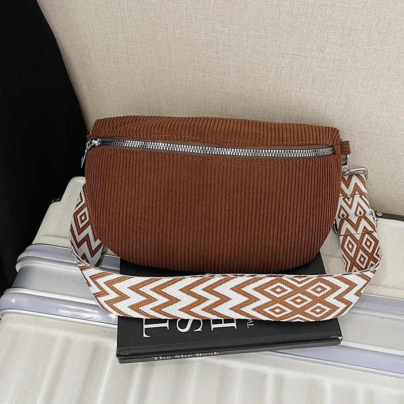 Fashionable Solid Colour Corduroy Fanny Packs For Women 2026 Simple Design Waist Bag Female Stylish Waist Pack Laides Chest Bag
Fashionable Solid Colour Corduroy Fanny Packs For Women 2026 Simple Design Waist Bag Female Stylish Waist Pack Laides Chest Bag