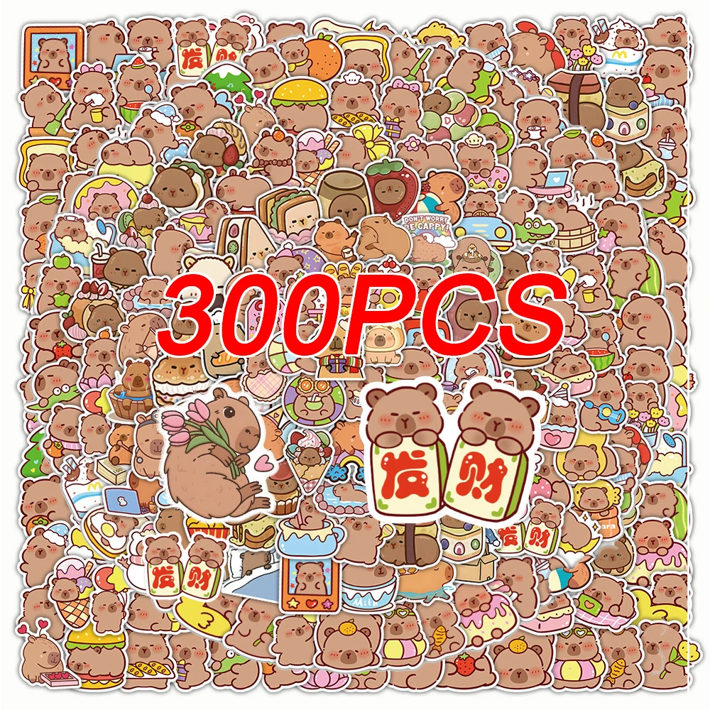 10/30/50/100/200pcs Cute Capybara Graffiti Stickers Cartoon Creative Decals Suitcase Water Bottle Phone Sticker Decoration Gift
10/30/50/100/200pcs Cute Capybara Graffiti Stickers Cartoon Creative Decals Suitcase Water Bottle Phone Sticker Decoration Gift