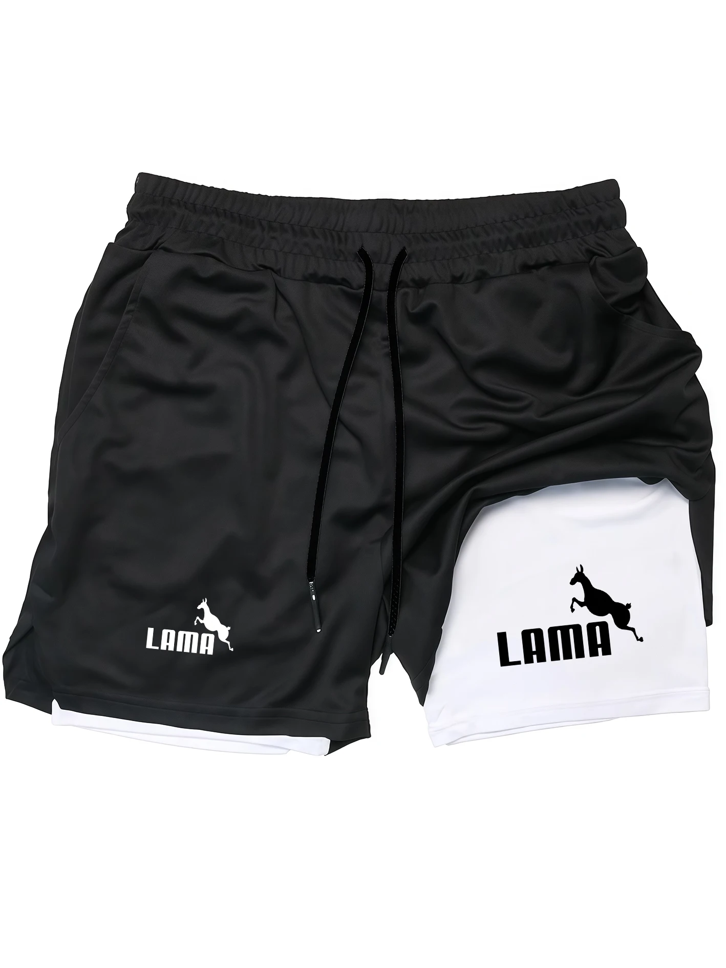 Men's Double Layer Training Shorts Quick Dry Breathable Sports Gym Running Loose Fit Plus Size Casual Workout Pants with Logo
Men's Double Layer Training Shorts Quick Dry Breathable Sports Gym Running Loose Fit Plus Size Casual Workout Pants with Logo