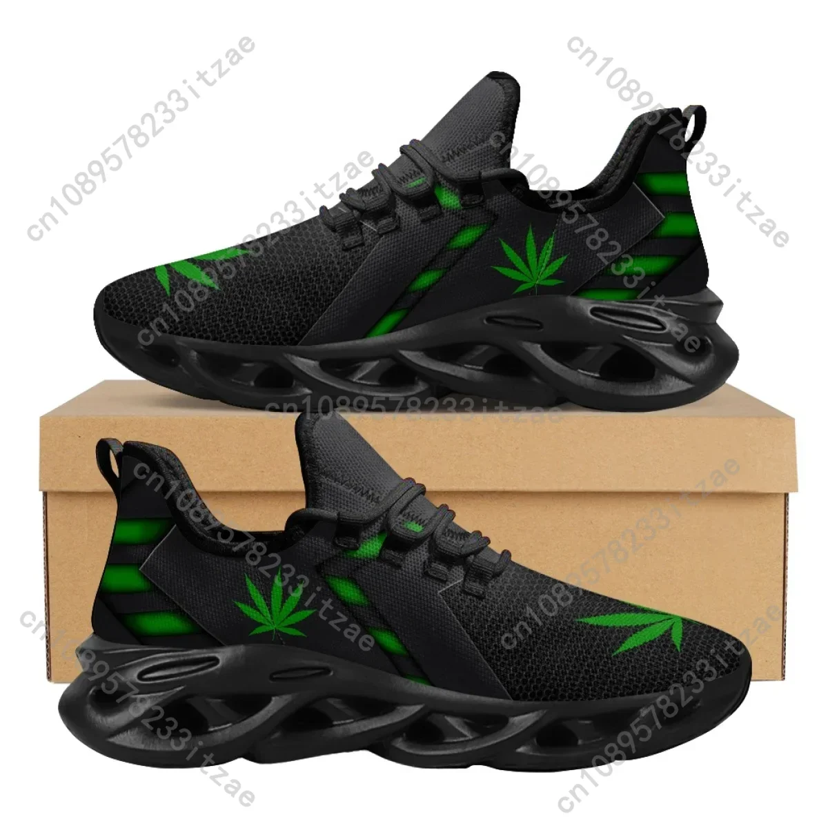 3D Green Weed Leaves Printing Athletic Shoes for Women Breathable Lace Comfort Femme Footwear Platform Sneakers luxury
3D Green Weed Leaves Printing Athletic Shoes for Women Breathable Lace Comfort Femme Footwear Platform Sneakers luxury