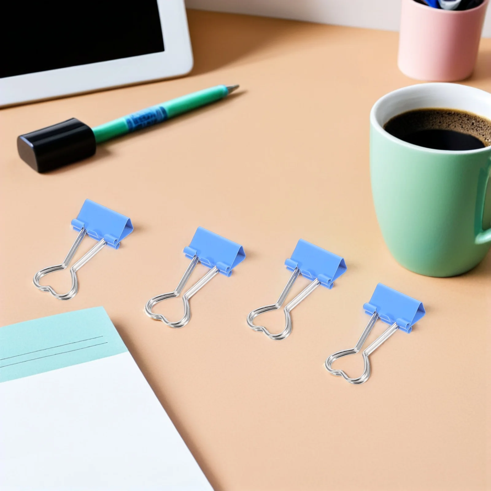 60 Pcs Heart Paper Clips Love Long Tail Decorative Note Binder File Folders Test Holder for Paperwork Blue Shape Student
60 Pcs Heart Paper Clips Love Long Tail Decorative Note Binder File Folders Test Holder for Paperwork Blue Shape Student