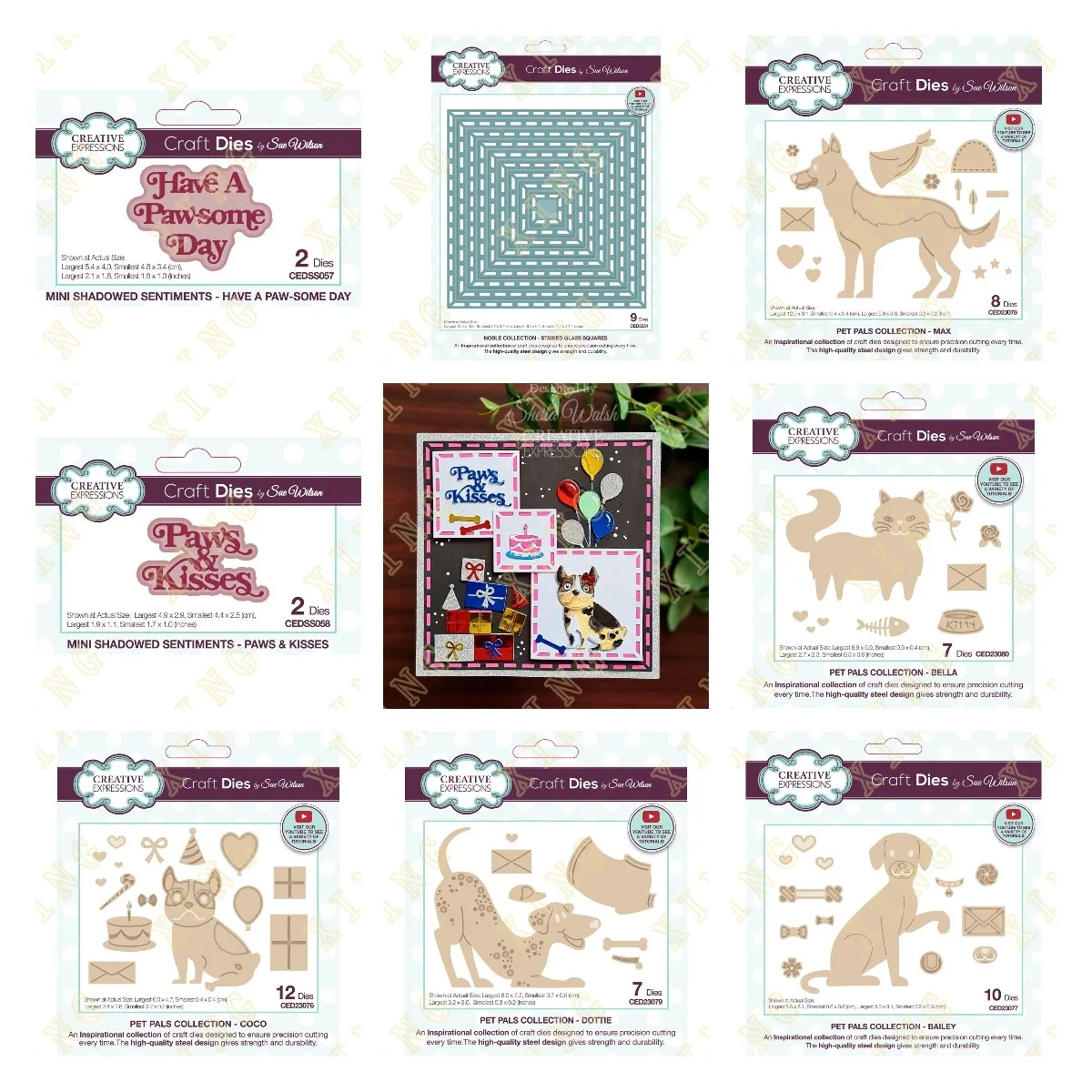 2024 Pet Pals Paws and Kisses Metal Craft Cutting Dies Diy Scrapbook Paper Diary Decoration Card Handmade Embossing New Product
2024 Pet Pals Paws and Kisses Metal Craft Cutting Dies Diy Scrapbook Paper Diary Decoration Card Handmade Embossing New Product