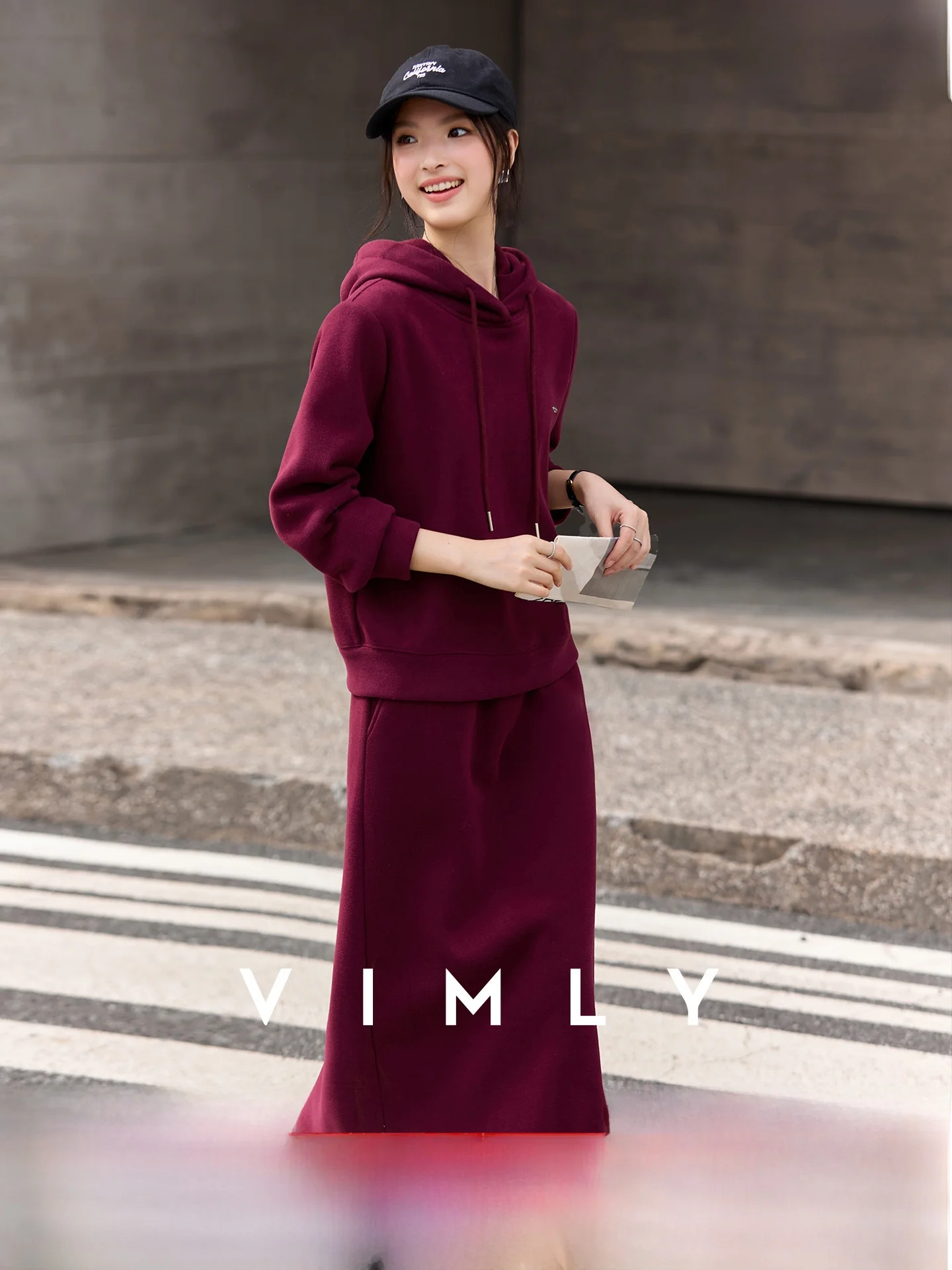 Purple Casual Hoodie And A-Line Dr Women's Two-Piece Set Winter Collection Comfortable Breathable Polyester Fiber
Purple Casual Hoodie And A-Line Dr Women's Two-Piece Set Winter Collection Comfortable Breathable Polyester Fiber