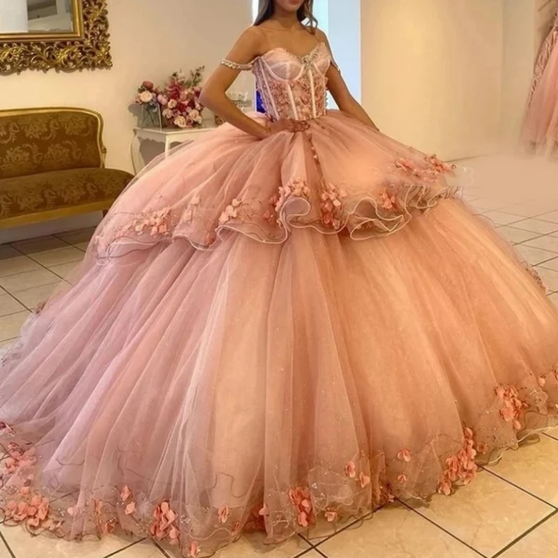 Customized Mexican vestido de 15 años quinceañera Cap Sleeve Flower Tiered Puffy Women Party Prom Dress Vestido 16 14 Girl AQ280
Customized Mexican vestido de 15 años quinceañera Cap Sleeve Flower Tiered Puffy Women Party Prom Dress Vestido 16 14 Girl AQ280