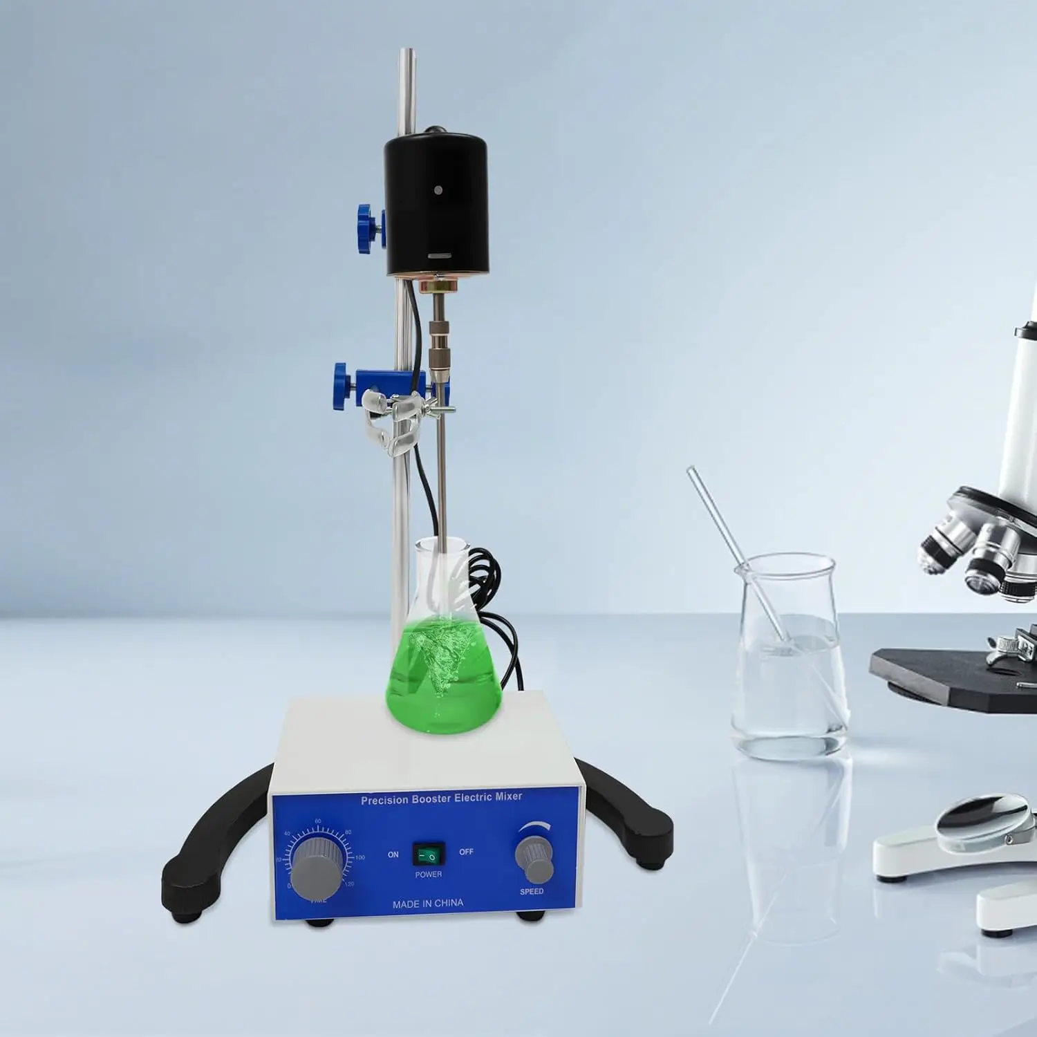 Overhead Stirrer Height Adjustable Electric Overhead Stirrer Mixer Drum Mix Biochemical Lab Laboratory Tool 100W High Power
Overhead Stirrer Height Adjustable Electric Overhead Stirrer Mixer Drum Mix Biochemical Lab Laboratory Tool 100W High Power