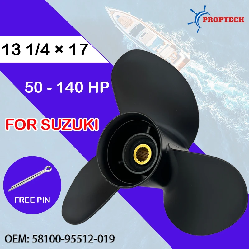 13 1/4 × 17 для подвесного пропеллера Suzuki 50 60 70 90 100 115 140 л.с. Лодочный двигатель, алюминиевый винт, 3 лопасти, 15 шин, морской двигатель
13 1/4 × 17 для подвесного пропеллера Suzuki 50 60 70 90 100 115 140 л.с. Лодочный двигатель, алюминиевый винт, 3 лопасти, 15 шин, морской двигатель