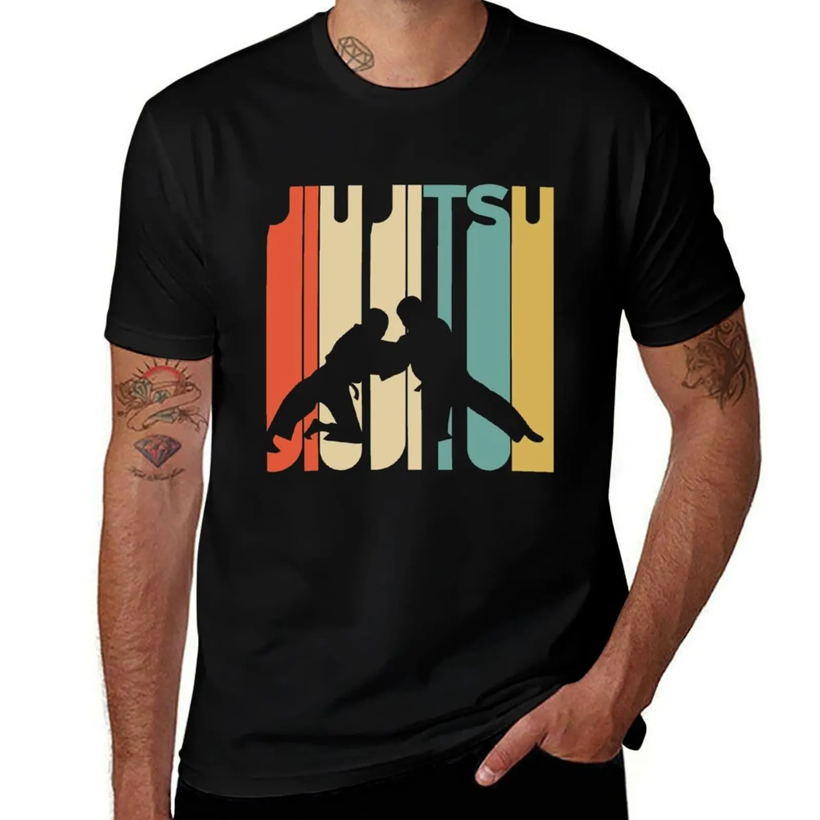Vintage Style Jiu Jitsu Silhouette Shirt T-Shirt man t shirt heavy cotton man t shirt graphic T-shirt
Vintage Style Jiu Jitsu Silhouette Shirt T-Shirt man t shirt heavy cotton man t shirt graphic T-shirt