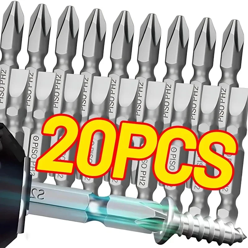 20/5PCS Slotted Phillips Pozidriv Double Head Screwdriver Bit Set Flat Cross Head Hand Tools S2 Magnetic Screwdrivers Drill Bits
20/5PCS Slotted Phillips Pozidriv Double Head Screwdriver Bit Set Flat Cross Head Hand Tools S2 Magnetic Screwdrivers Drill Bits